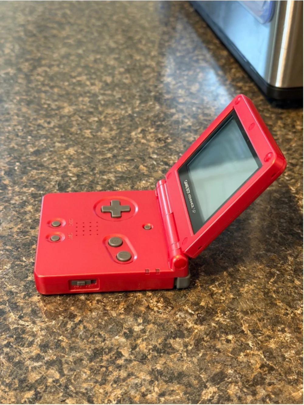 Nintendo Game Boy Advance SP & 3 Pokemon Games